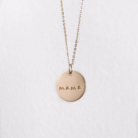 Made By Mary Mama Disc Necklace 